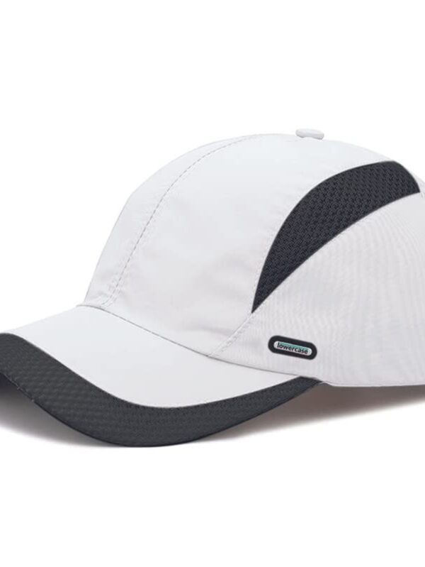 White Cap with Mesh Net Sides: A Cool and Stylish Headwear Option