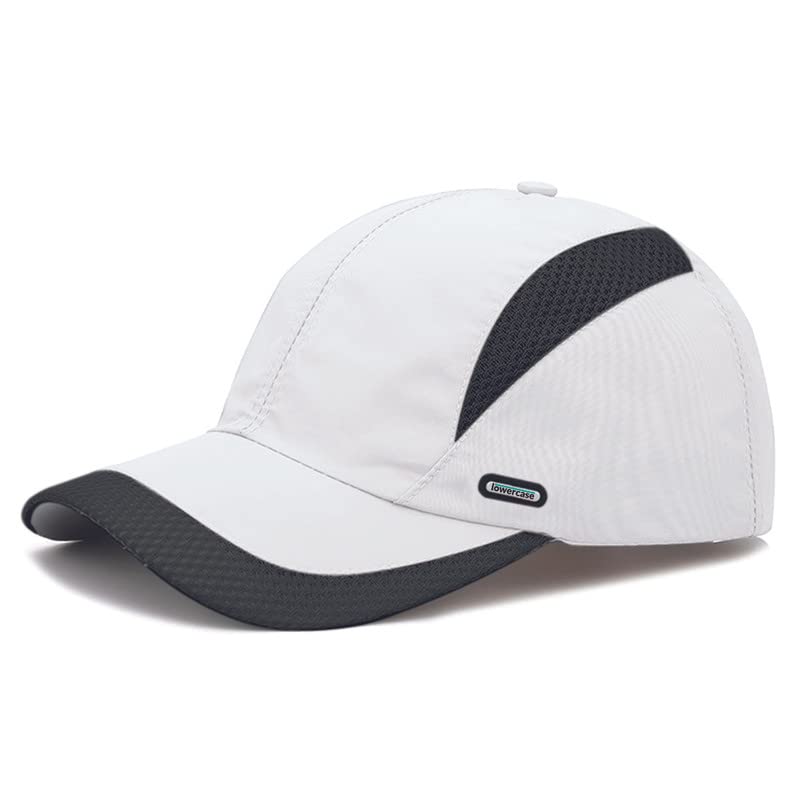 White Cap with Mesh Net Sides: A Cool and Stylish Headwear Option