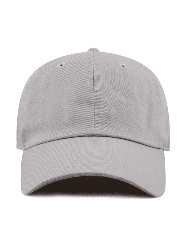 grey baseball cap cotton